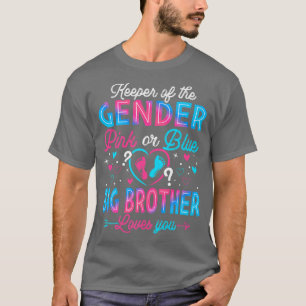 Camiseta Rosa Engraçado Ou Azul Grande Irmão Te Ama Sexo