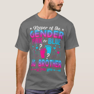 Camiseta Rosa Engraçado Ou Azul Grande Irmão Te Ama Sexo