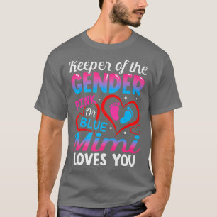 Camiseta Rosa Engraçado Ou Azul Mimi Te Ama Sexo Reveal Cu