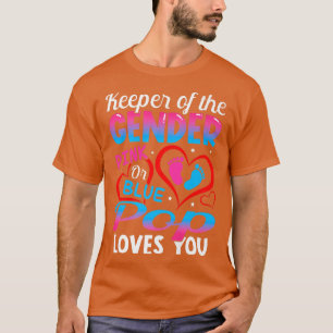 Camiseta Rosa Engraçado Ou Pop Azul Te Ama Sexo Reveal Cort