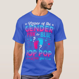 Camiseta Rosa Engraçado Ou Pop Pop Azul Te Ama A Revelação 