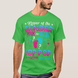 Camiseta Rosa Engraçado Ou Pop Pop Azul Te Ama A Revelação 