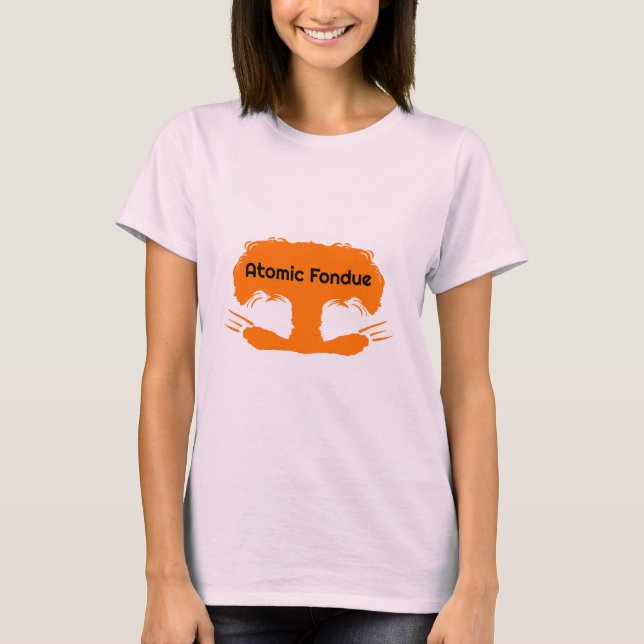 camiseta rosa feminina (Frente)