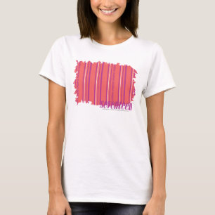 Camiseta Rosa fino 2 das listras