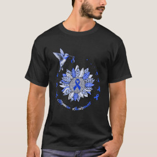 Camiseta Rosa Fita Beija-flor Girassol Conscientização Alop