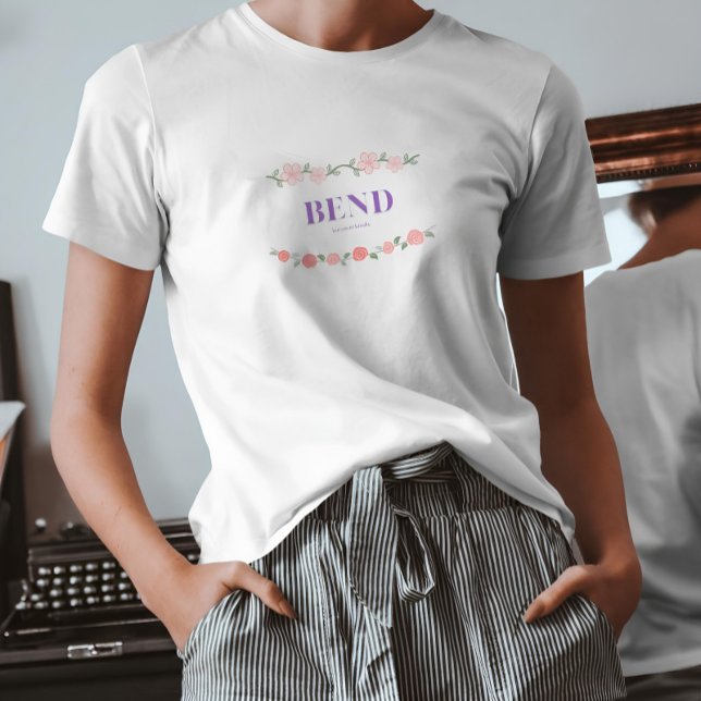 Camiseta rosa flor/flora (Criador carregado)