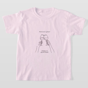 Camiseta Rosa Fofa   Camisa Estética Feminina