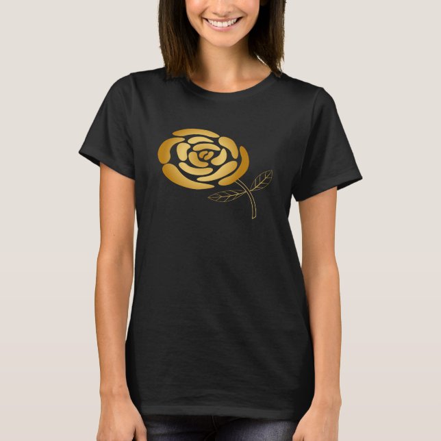 Camiseta Rosa giro original para celebração (Frente)