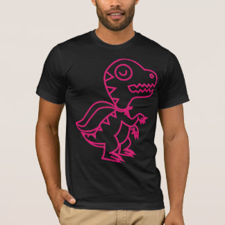 Camiseta Rosa grande de Rex do arco-íris