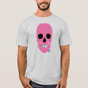 Camiseta rosa HANDSKULL Rebel basicB2