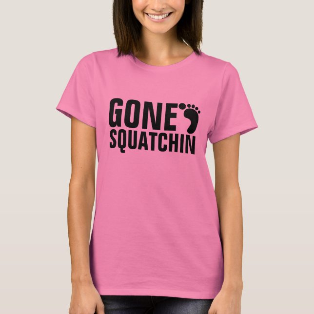 CAMISETA ROSA IDO DO T-SHIRT DE SQUATCHIN (Frente)