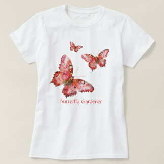 Camiseta Rosa Jardineiro de Borboletas