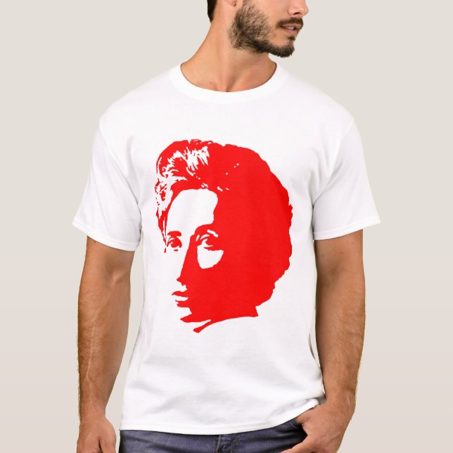 Camiseta Rosa Luxemburg com citações (Frente)