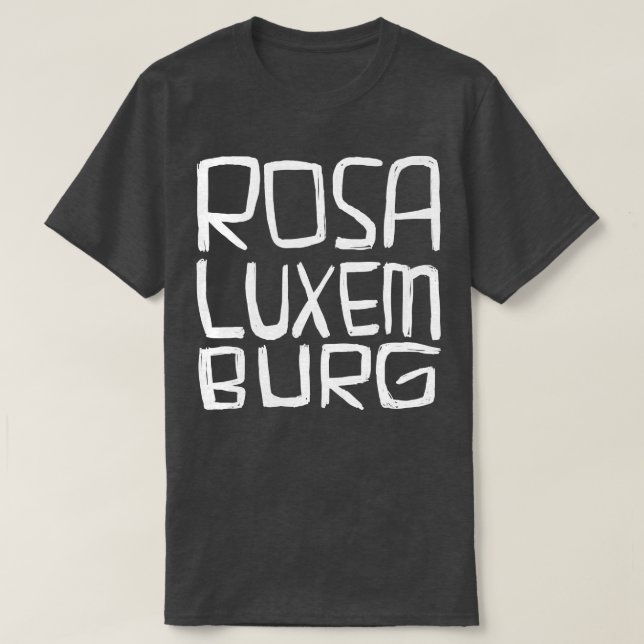Camiseta Rosa Luxemburgo (Frente do Design)