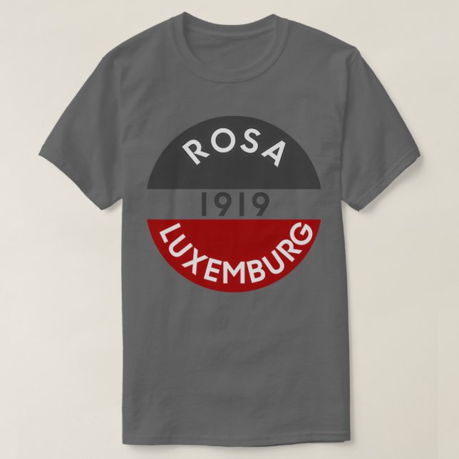 Camiseta Rosa Luxemburgo 1919 (Frente do Design)