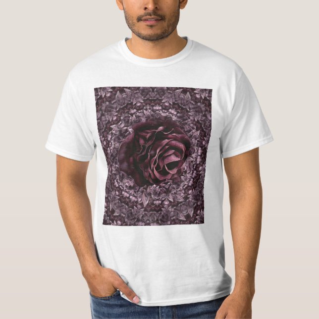 Camiseta Rosa Mandala (Frente)