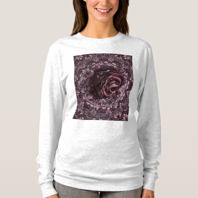 Camiseta Rosa Mandala (Frente)