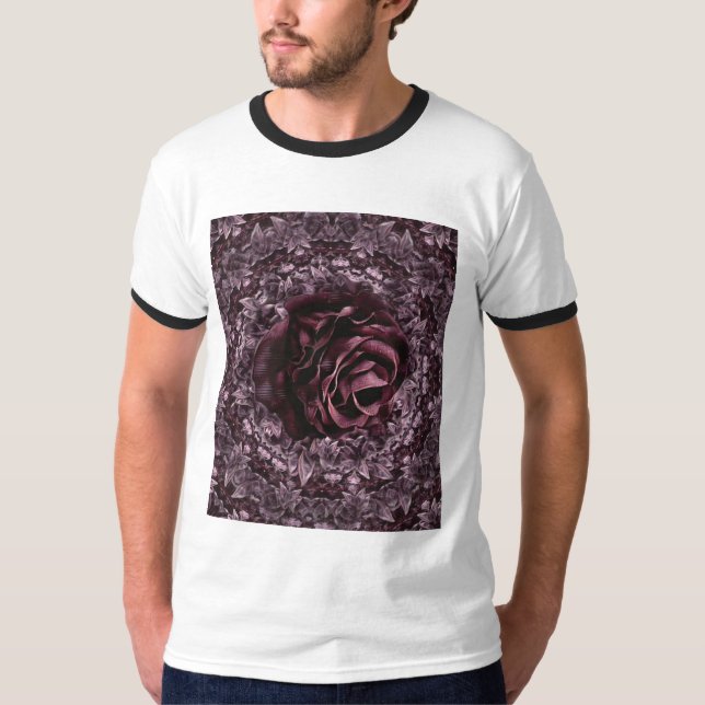 Camiseta Rosa Mandala (Frente)