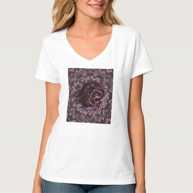 Camiseta Rosa Mandala (Frente)