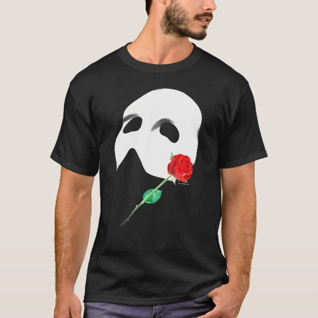 Camiseta Rosa Oficial 'Fantasma Da Ópera' (Frente)