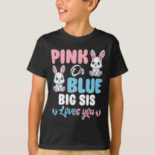 Camiseta Rosa Ou Azul Grande Sis Te Ama Uma Revelação De Gê