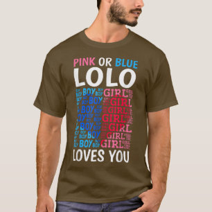 Camiseta Rosa Ou Azul Lolo Te Ama Sexo Reveal Baby Sho