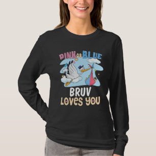 Camiseta Rosa ou Azul Maninho Te Ama Melhor Irmão Eterno Gr