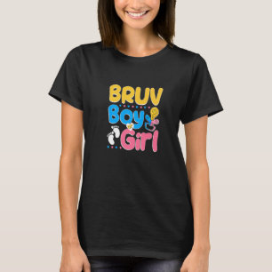 Camiseta Rosa ou Azul Maninho Te Ama Melhor Irmão Eterno Su