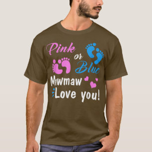 Camiseta Rosa Ou Azul Mawmaw Te Ama Festa Reveal De Gênero