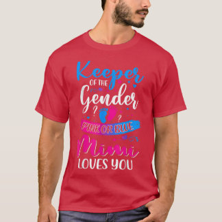 Camiseta Rosa Ou Azul Mimi Te Ama Mantendo O Gênero Reveal 