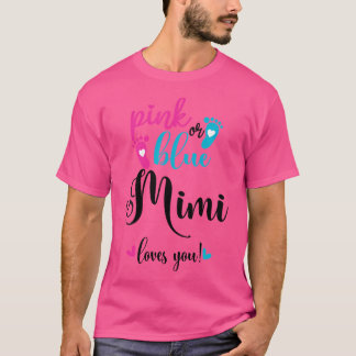 Camiseta Rosa Ou Azul Mimi Te Ama Sexo Reveal Baby Ann