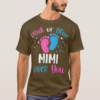 Camiseta Rosa Ou Azul Mimi Te Ama Sexo Reveal Baby Sho