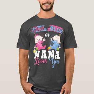 Camiseta Rosa Ou Azul Nana Te AmaGênero Revelação Figurino