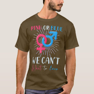 Camiseta Rosa Ou Azul Não Podemos Esperar Para Conhecer O G
