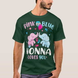 Camiseta Rosa Ou Azul Não Te Ama Elefantes Sexo De Bebê