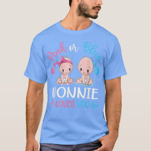 Camiseta Rosa Ou Azul Nona Te Ama Uma Engraçada Revelação D
