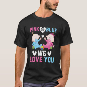 Camiseta Rosa Ou Azul Nós Amo-Te Anunciantes De Revolução D