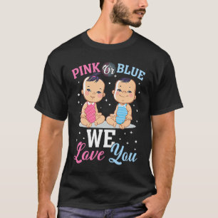 Camiseta Rosa Ou Azul Nós Amo-Te Anunciantes De Revolução D