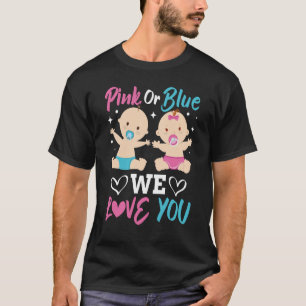 Camiseta Rosa Ou Azul Nós Amo-Te Anunciantes De Revolução D