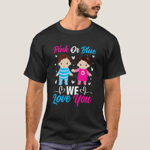 Camiseta Rosa Ou Azul Nós Amo-Te Anunciantes De Revolução D