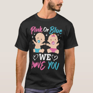 Camiseta Rosa Ou Azul Nós Amo-Te Anunciantes De Revolução D