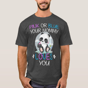 Camiseta Rosa Ou Azul Te Ama Um Urso Bonito 1644