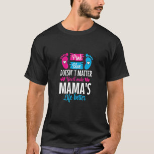 Camiseta Rosa Ou Azul Torna A Vida Dos Mamíferos Melhor Rev