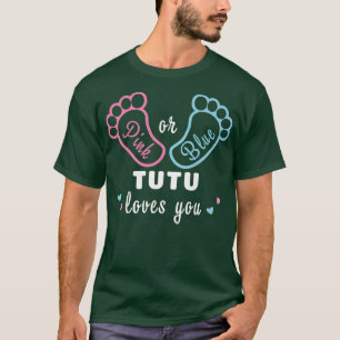Camiseta Rosa Ou Azul Tutu Ama Sua Revelação De Gênero
