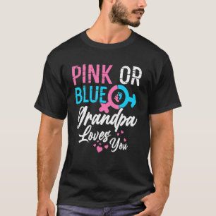 Camiseta Rosa ou Azul Vôo Ama Você Revelação do Sexo Avô
