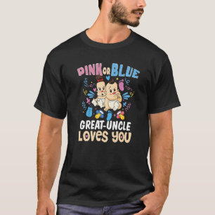 Camiseta Rosa ou Excelente Azul - Tio Te Ama O Melhor Tio D