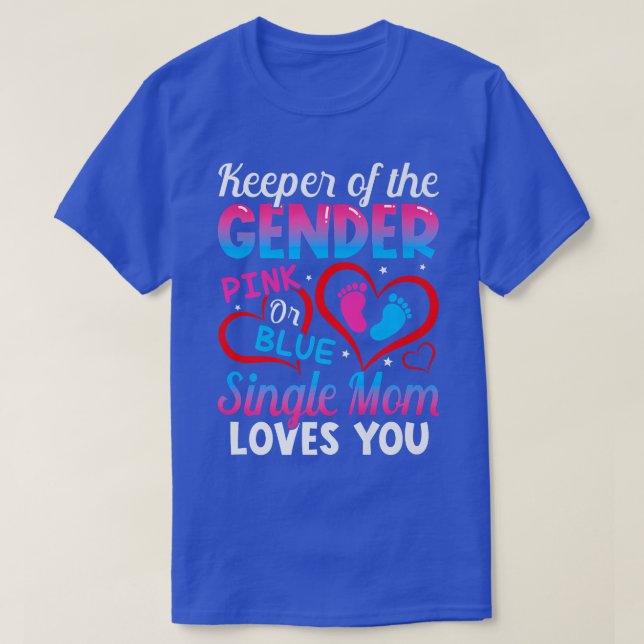 Camiseta Rosa Ou Solteiro Azul Que A Mãe Te Ama. (Frente do Design)