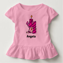 Camiseta rosa Palhaçada Terceiro Aniversário