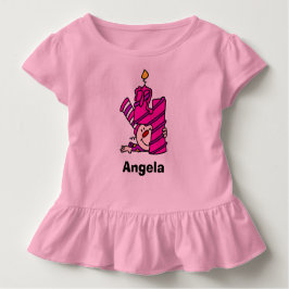 Camiseta rosa Palhaçada Terceiro Aniversário