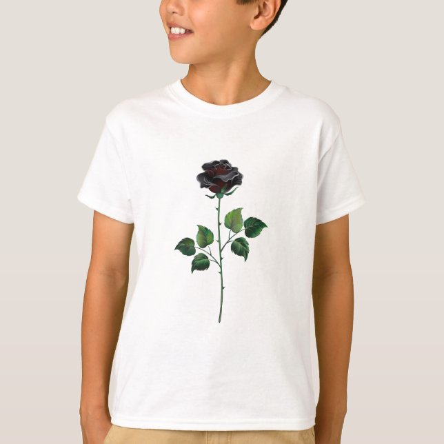 Camiseta Rosa preto (Frente)